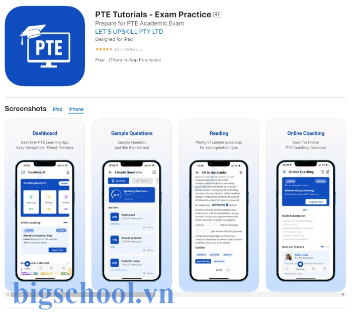 Top 6 app học PTE hiệu quả giúp chinh phục điểm số cao 1 app hoc pte 1