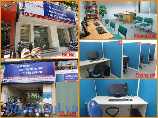 Thi PTE ở đâu? Điểm Thi tại TpHCM và Hà Nội Uy tín 2025