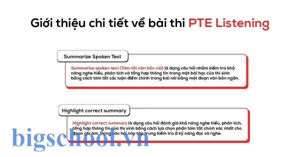 Những điều cần biết về bài thi PTE Listening
