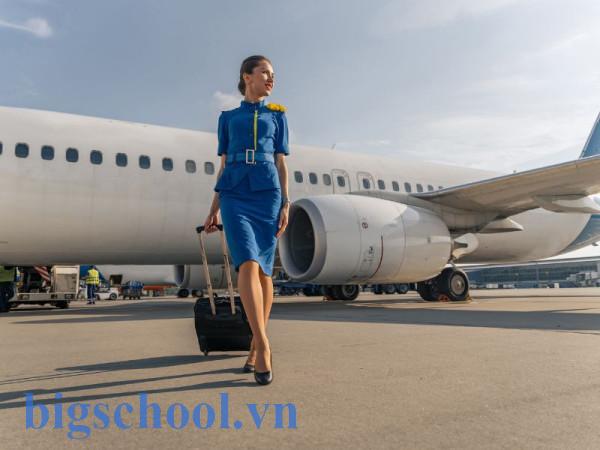 Tiếp viên hàng không là một trong những lựa chọn nghề nghiệp được nhiều bạn trẻ khối D01 yêu thích