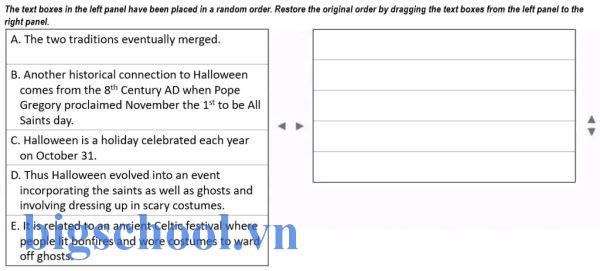 PTE Reading Re-order Paragraphs Strategy and free practice