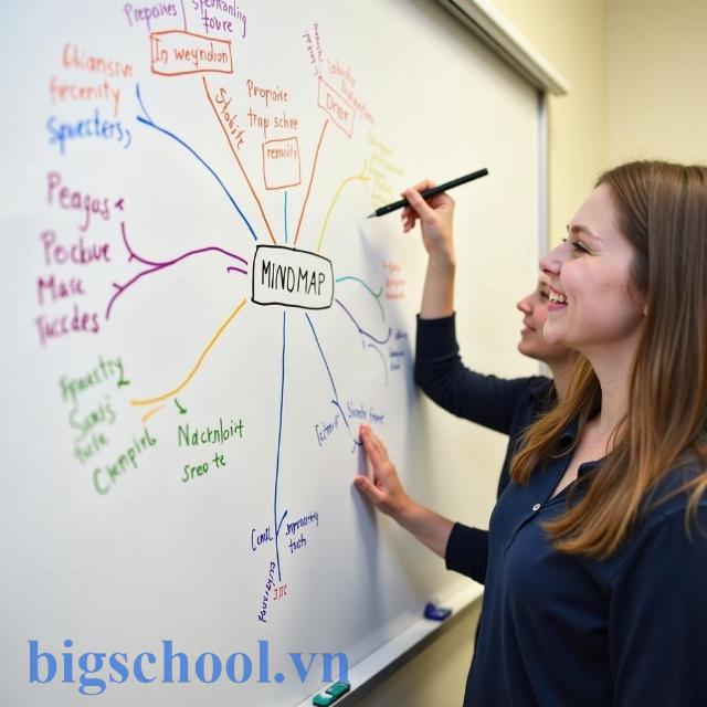 Học sinh sử dụng sơ đồ tư duy để hệ thống kiến thức hiệu quả hơn