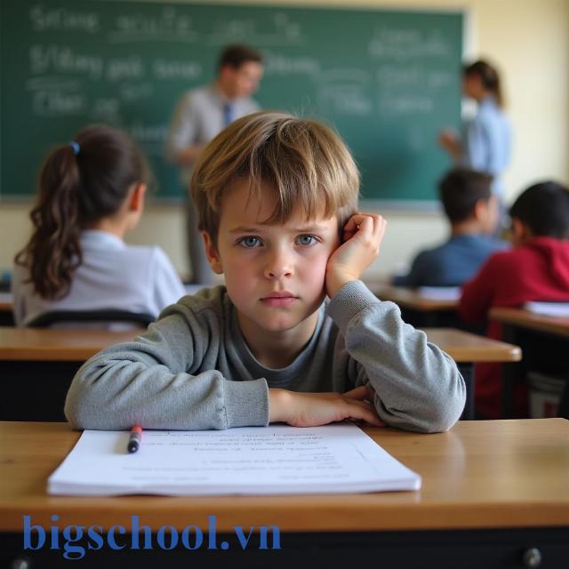 Học sinh tự ti không dám phát biểu trong lớp học vì sợ sai