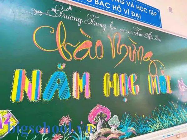 Nguyên tắc chọn khẩu hiệu chào mừng năm học mới