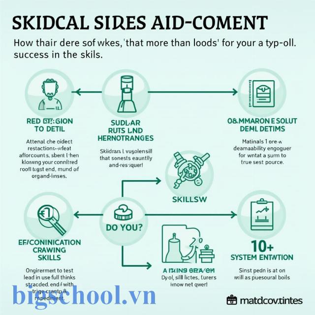 Các kỹ năng quan trọng hơn môn toán trong ngành kế toán bao gồm tư duy hệ thống, cẩn thận, giao tiếp