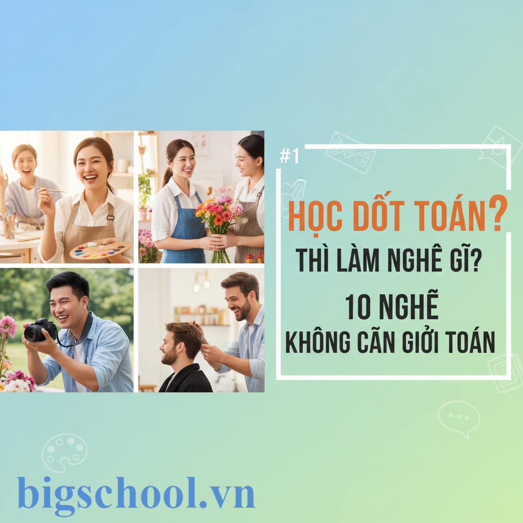 Học dốt toán thì làm nghề gì? 10 nghề không cần giỏi toán 2 hoc dot toan thi lam nghe gi 10 nghe khong can gioi toan content 1 1