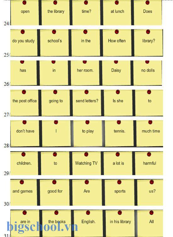 200 câu ioe lớp 3 cấp trường