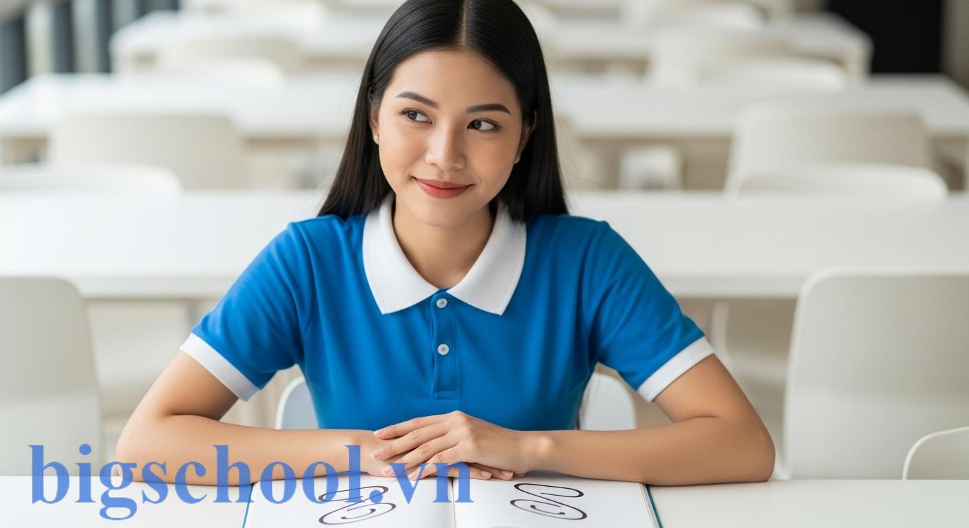 Làm chủ "giành" và "dành" 2025: Phân biệt vĩnh viễn 2 Hình ảnh một người phụ nữ trẻ mỉm cười tự tin, dễ dàng phân biệt từ 'giành' và 'dành' trong một không gian học tập hiện đại.