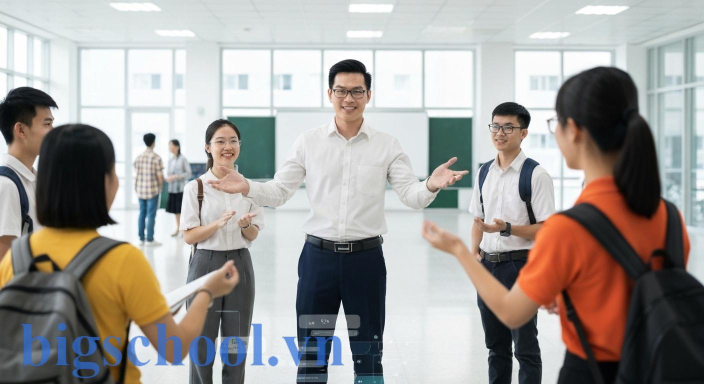 Lãnh đạo chi hội đang kết nối và truyền đạt thông tin giữa các cấp trong tổ chức.