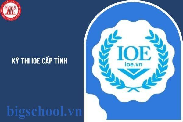 thể lệ thi ioe cấp thành phố