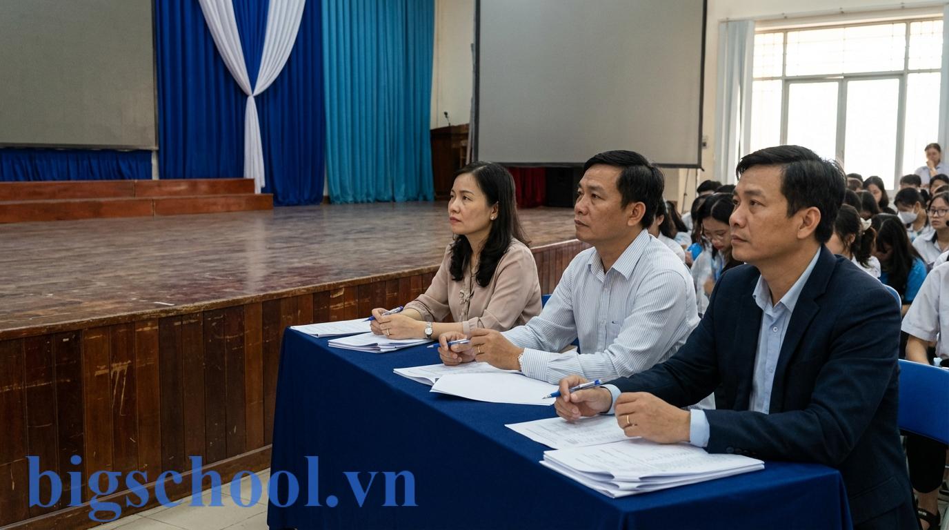 Ban chuyên môn là gì? Vai trò đầu não và cơ hội phát triển năng lực 2 Ban chuyên môn làm việc cùng hội đồng giám khảo trong một cuộc thi học thuật tại Việt Nam.