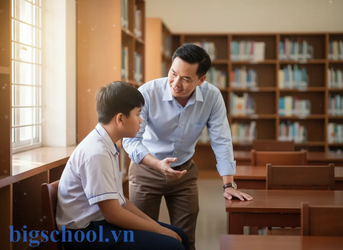 Cuộc đối thoại riêng tư và tôn trọng giữa giáo viên Việt Nam và học sinh trung học