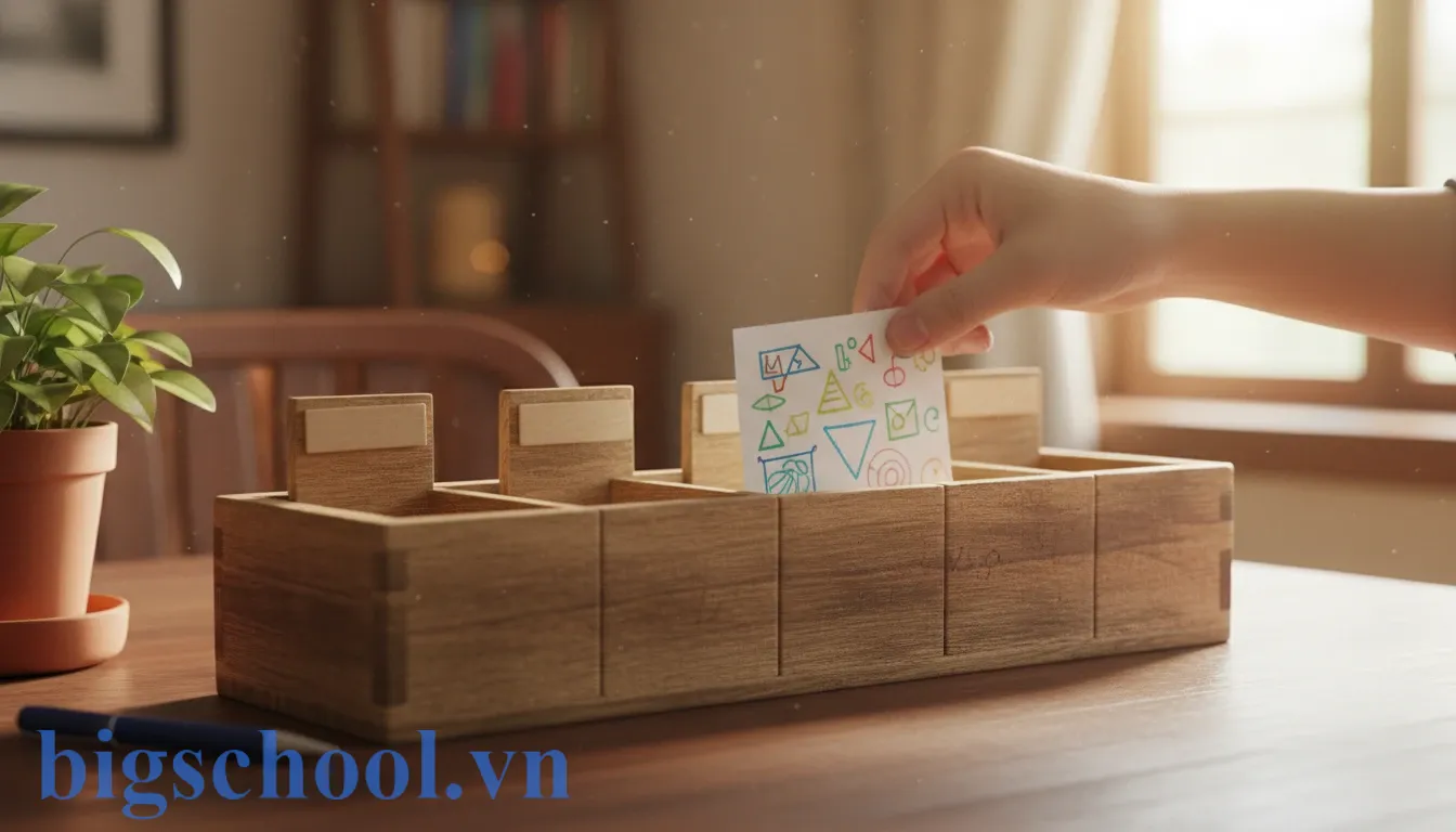 Phương pháp học ngắt quãng: Bí quyết nhớ lâu kiến thức trọn đời (2026) 3 Hᤗ thᤑng hᤙp Leitner vᤐi flashcards giᤃp quᤐn lᤣ lᤙ trᤐnh ᤀn tᤇp thᤑ cᤑng.