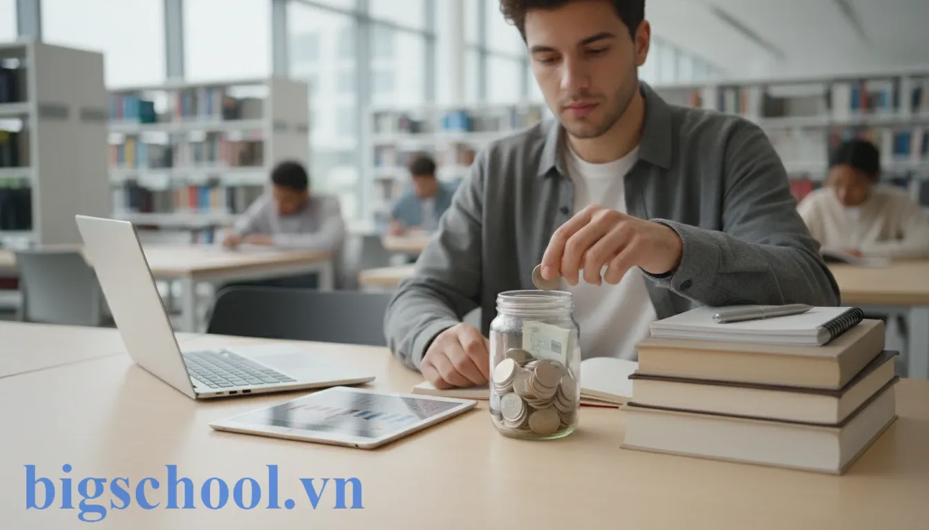 Để dành hay để giành: Chấm dứt nhầm lẫn, nâng tầm chuyên nghiệp 2025 1 Hình ảnh minh họa ý nghĩa của từ dành thông qua việc tích lũy tiền tiết kiệm và sắp xếp kế hoạch học tập.