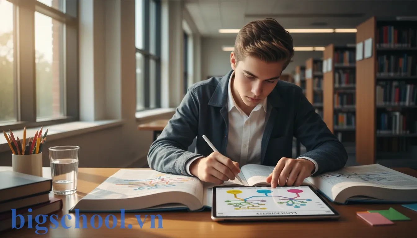 Học sinh đang nghiên cứu từ điển Hán Việt để phân tích ý nghĩa từ sơ suất và sơ xuất.