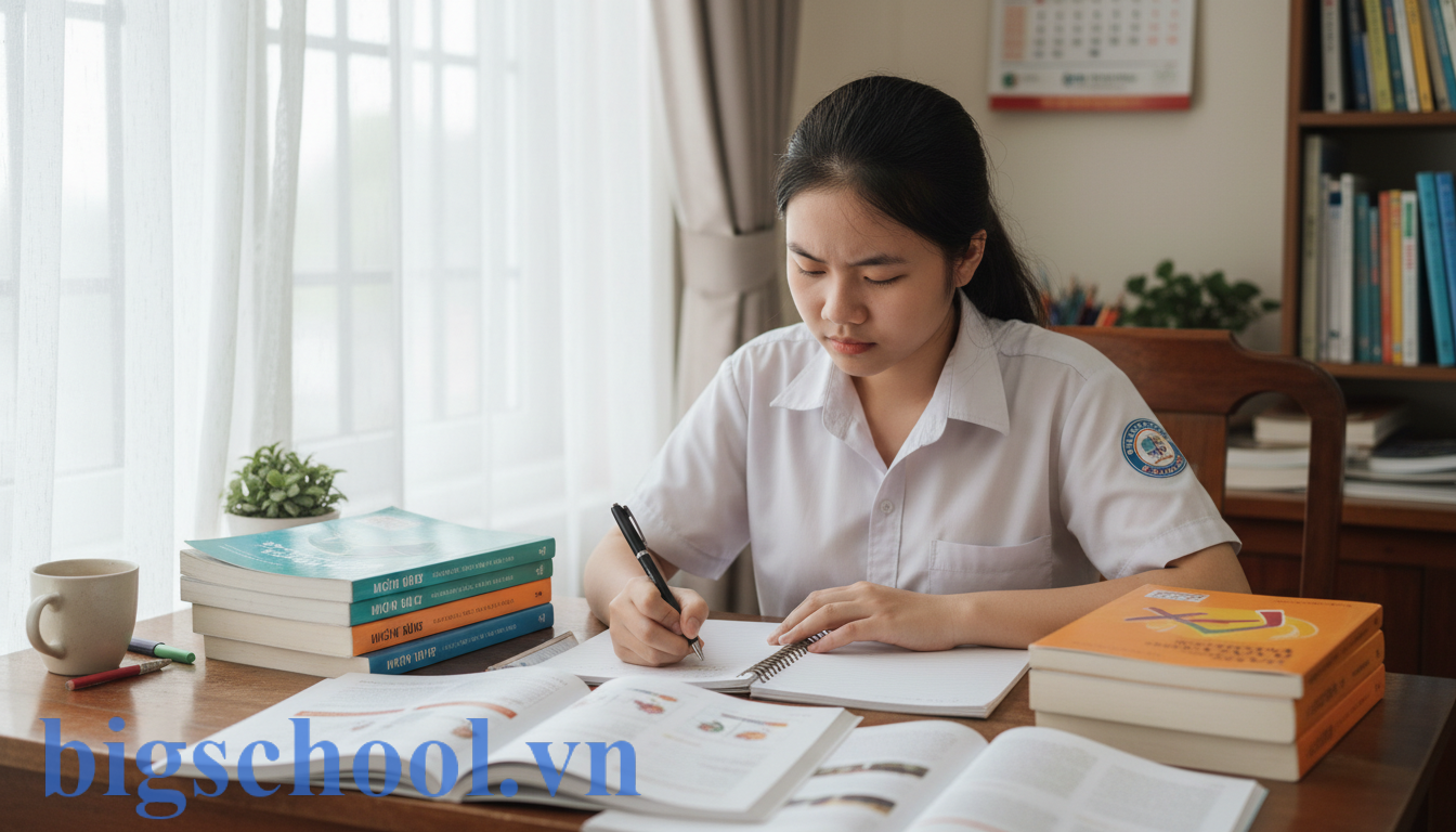 Học GDTX có chuyển trường được không? Quy định mới 2026 2 Học sinh đang so sánh các tổ hợp môn học khác nhau giữa chương trình GDTX và THPT công lập.