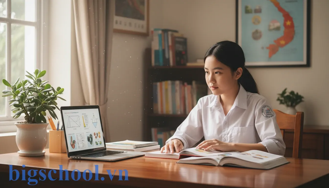 Học sinh duy trì trạng thái an nhiên tập trung học tập giúp cân bằng não bộ và giảm căng thẳng.