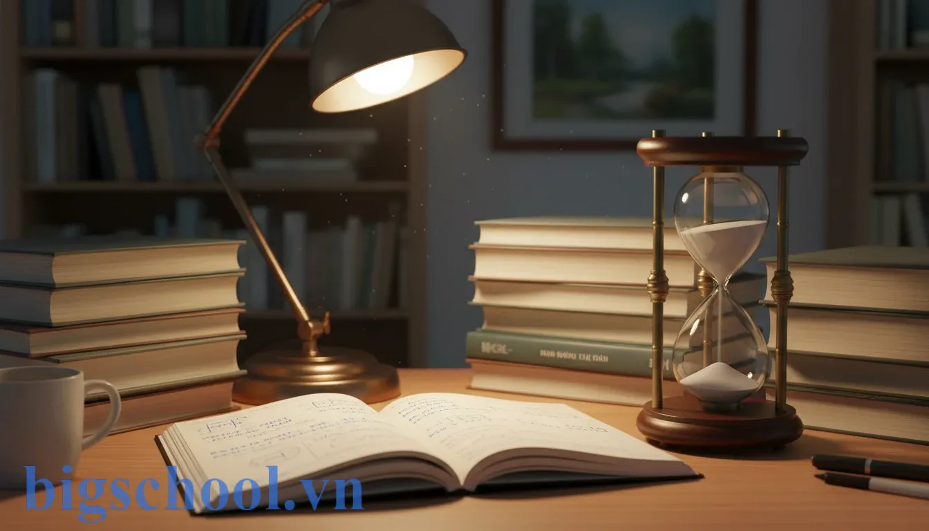 Ròng rã hay dòng dã đúng chính tả? 3 mẹo phân biệt nhớ lâu 1 Học sinh miệt mài học tập với đồng hồ cát tượng trưng cho sự ròng rã.