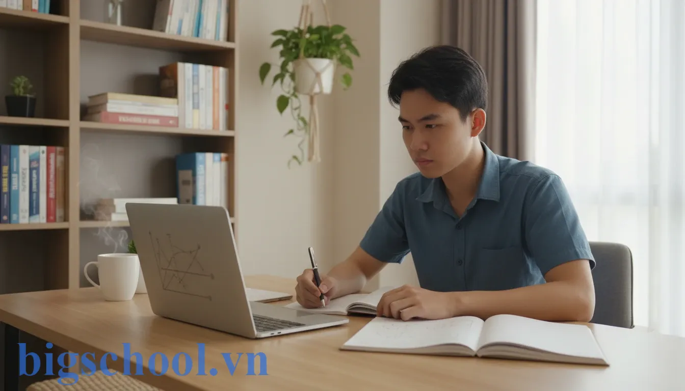 Bị đánh dấu bài thi THPT trừ bao nhiêu điểm? Cảnh báo lỗi mất 50% điểm (2025) 3 Học sinh Việt Nam đang luyện tập thi thử trên máy tính để rèn luyện tâm lý phòng thi.