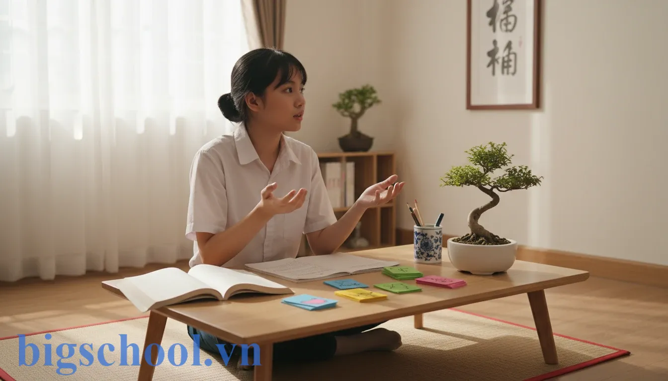 Học sinh Việt Nam sử dụng thẻ flashcard để áp dụng phương pháp lặp lại ngắt quãng.