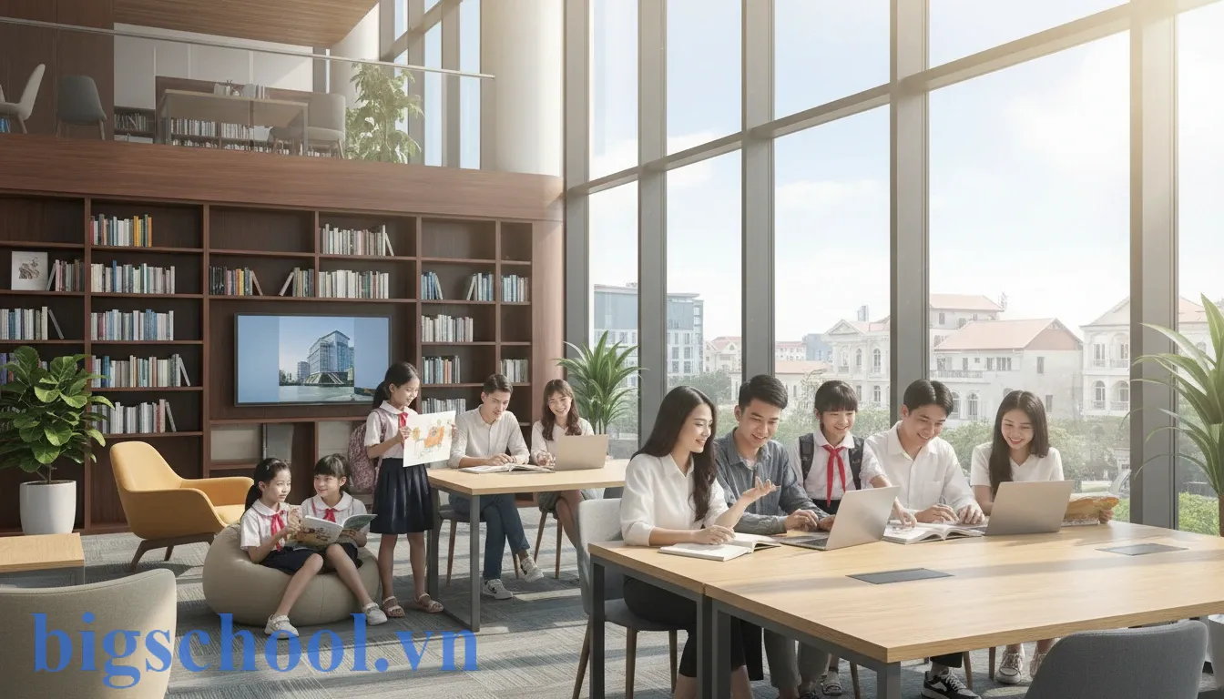 Thế hệ trẻ là gì? Từ A-Z về Gen Z, Gen Alpha và Lộ trình công dân toàn cầu 1 Nhóm sinh viên Gen Z và học sinh Gen Alpha Việt Nam học tập cùng các thiết bị kỹ thuật số.