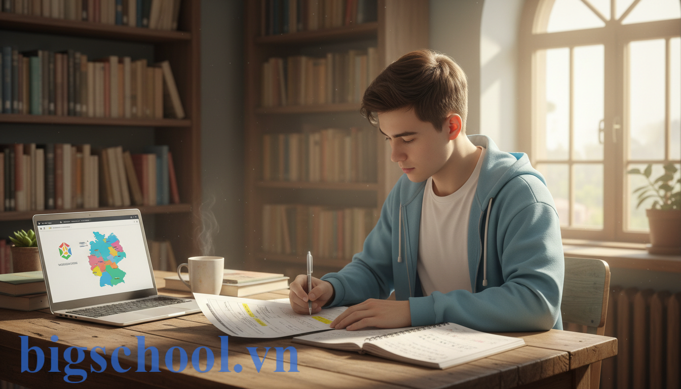 Học GDTX có đi du học nghề Đức được không 2026? 2 Sinh viên GDTX nỗ lực học tập để đạt điểm GPA cao đáp ứng điều kiện du học nghề Đức.