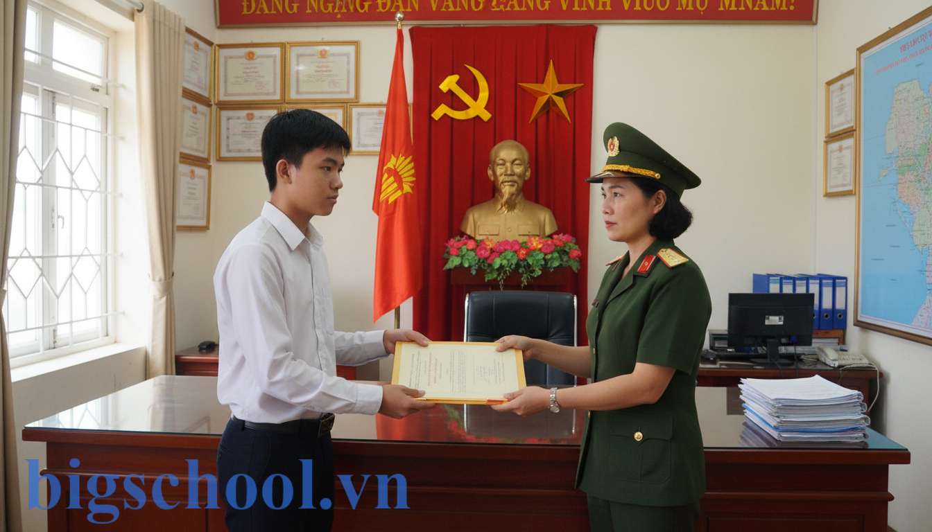 Học GDTX thi quân đội năm 2026 cần những điều kiện gì? 4 Thí sinh hệ GDTX nộp hồ sơ đăng ký tại Ban Tuyển sinh Quân sự địa phương.