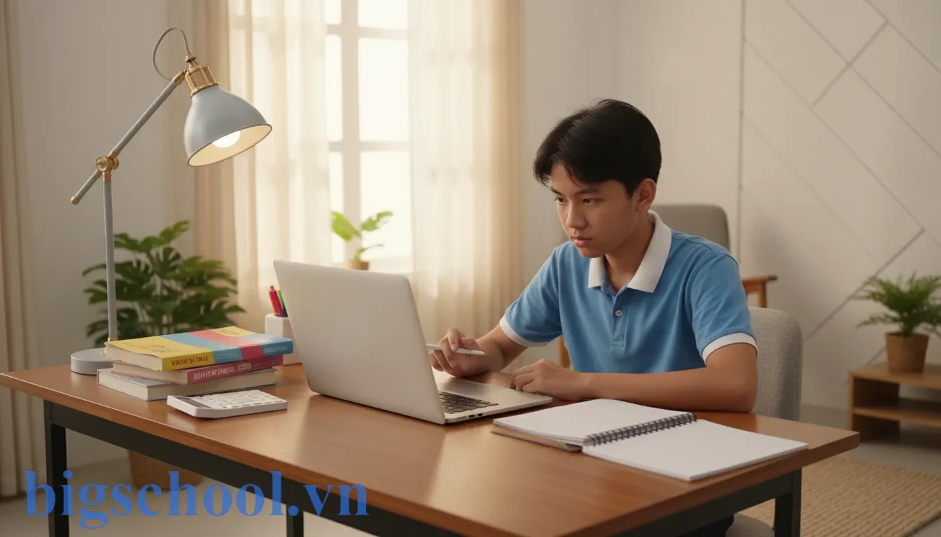 Bị đánh dấu bài trừ bao nhiêu điểm? Quy chế 2025 & Cách phúc khảo 3 Thí sinh Việt Nam thực hành làm bài thi nghiêm túc trên máy tính để rèn luyện kỹ năng.