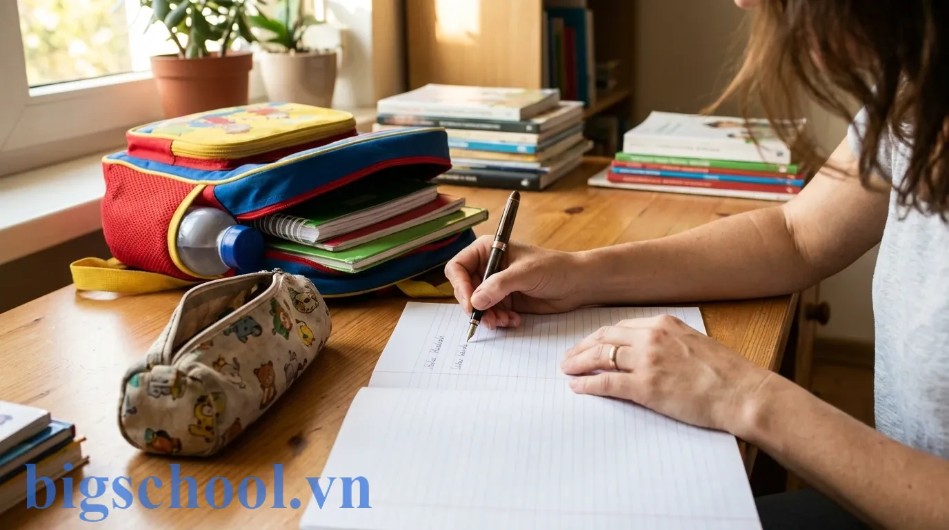 5 Mẫu đơn xin nghỉ phép học sinh cấp 1: Chuẩn, Hay & Thuyết phục nhất 2026 1 Ph့ huynh soᄑn đġn xin nghဩ hဵc cho hဵc sinh tiပu hဵc trên b n hဵc gia đ nh.