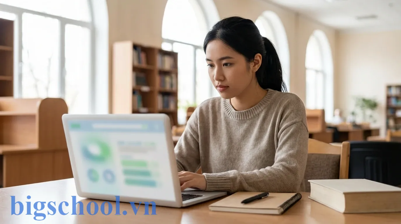 Sinh viên đang thực hiện thao tác nộp đơn xin nghỉ học trực tuyến trên giao diện hệ thống Portal.